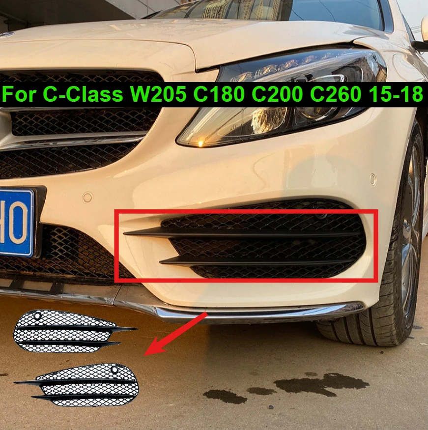 NEW front Bumper Fog Light Air Vent Grille Cover For C-Class W205 C180 C200 C260 2015-2018 2058852523
NEW front Bumper Fog Light Air Vent Grille Cover For C-Class W205 C180 C200 C260 2015-2018 2058852523