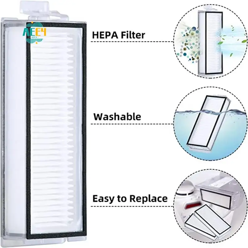 AEE4-For Xiaomi Roborock Q7 Max,Q7 Max+,Q7 Plus,T8 Hepa Filter Vacuum Cleaner Spare Parts Main Side Brush Mop Cloth Dust Bag
AEE4-For Xiaomi Roborock Q7 Max,Q7 Max+,Q7 Plus,T8 Hepa Filter Vacuum Cleaner Spare Parts Main Side Brush Mop Cloth Dust Bag