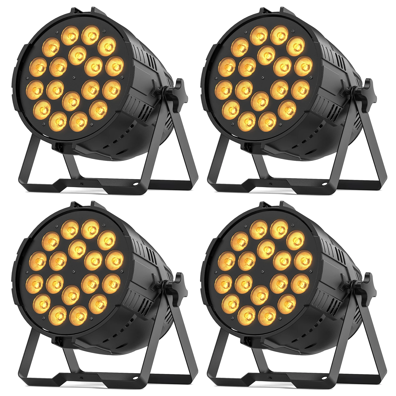 Datewink 4Pcs 180W RGBL 18 LED Par Lights 4IN1 Stage Lighting Strobe Effect DMX DJ Light For Disco Party Wedding Nightclub KTV
Datewink 4Pcs 180W RGBL 18 LED Par Lights 4IN1 Stage Lighting Strobe Effect DMX DJ Light For Disco Party Wedding Nightclub KTV