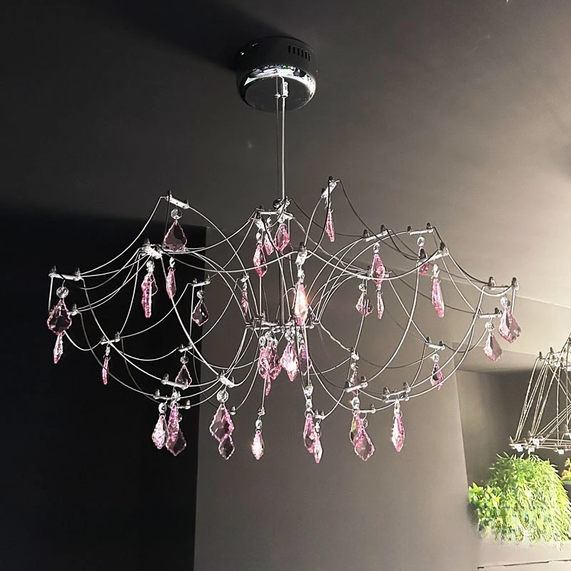 New Firefly Pink Girl Crystal Chandelier Living Room Villa Master Bedroom Personalized Chandelier Duplex Apartment Lighting
New Firefly Pink Girl Crystal Chandelier Living Room Villa Master Bedroom Personalized Chandelier Duplex Apartment Lighting