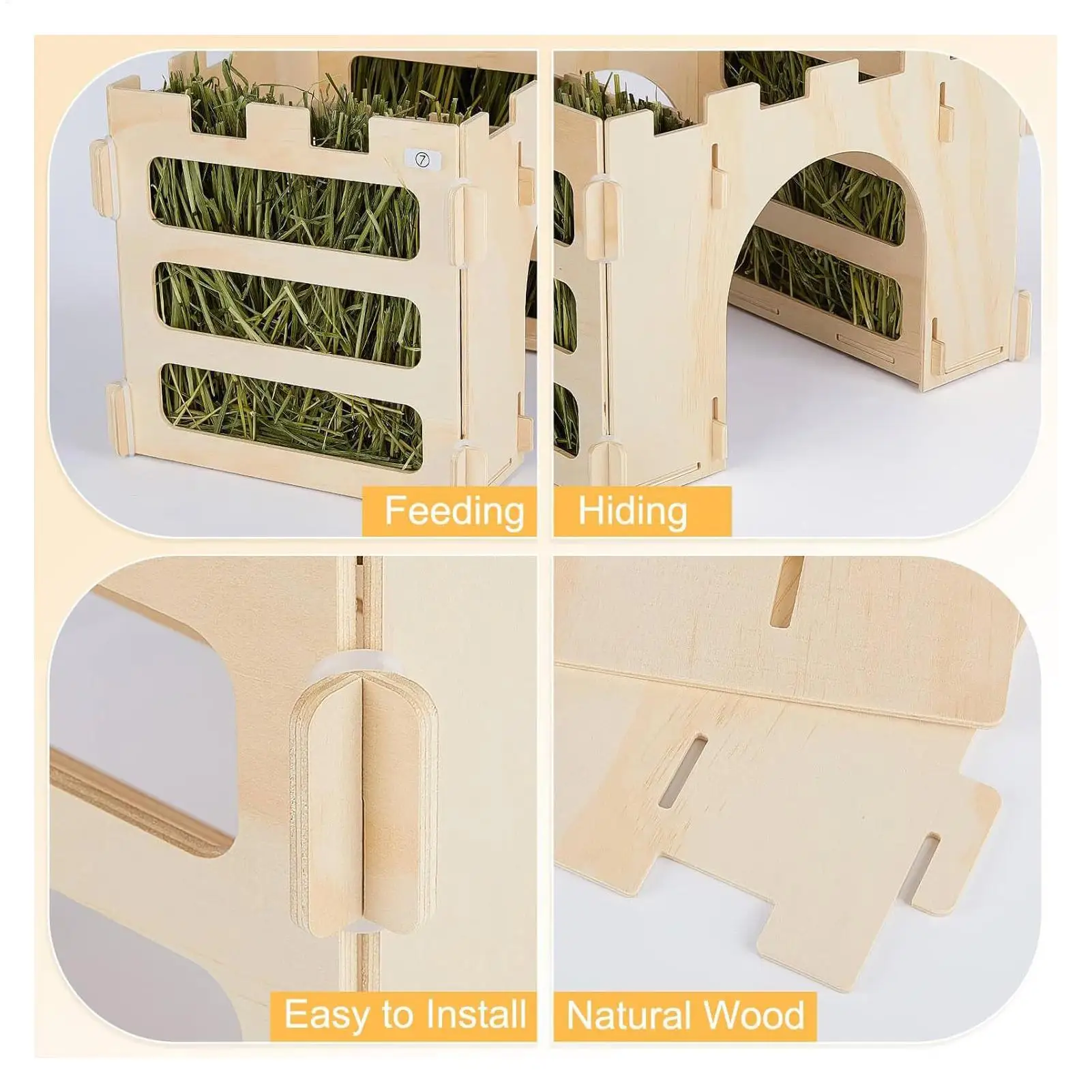 Bunny House Indoor Detachable Small Pet Hideaway Chinchilla Castle Bunny Playground Habitat For Chinchilla Hedgehog Pet
Bunny House Indoor Detachable Small Pet Hideaway Chinchilla Castle Bunny Playground Habitat For Chinchilla Hedgehog Pet