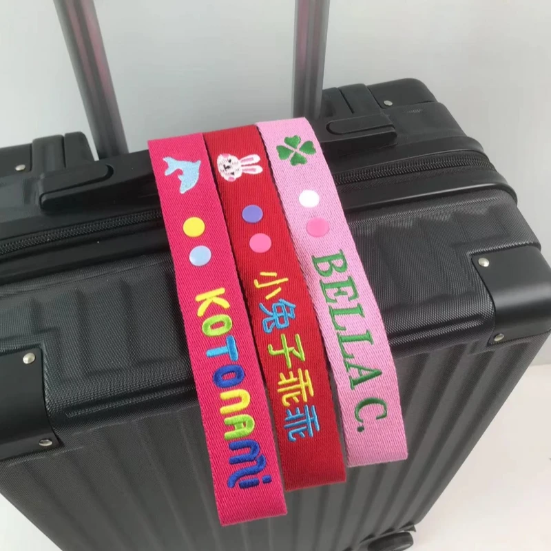 Customized Name Embroidered Luggage Tag DIY For Suitcase Backpack Anti-loss Personalised Tag Pendant Can Custom Your Name Text
Customized Name Embroidered Luggage Tag DIY For Suitcase Backpack Anti-loss Personalised Tag Pendant Can Custom Your Name Text