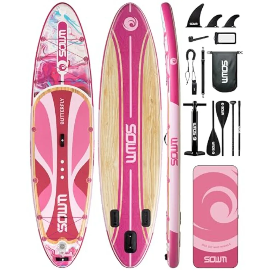 Inflatable Paddle Boards 11'x33'' Stand Up SUP Paddle Board Inflatable for Adults Youth Extre Wide and Non-Slip Sup of All Skil
Inflatable Paddle Boards 11'x33'' Stand Up SUP Paddle Board Inflatable for Adults Youth Extre Wide and Non-Slip Sup of All Skil