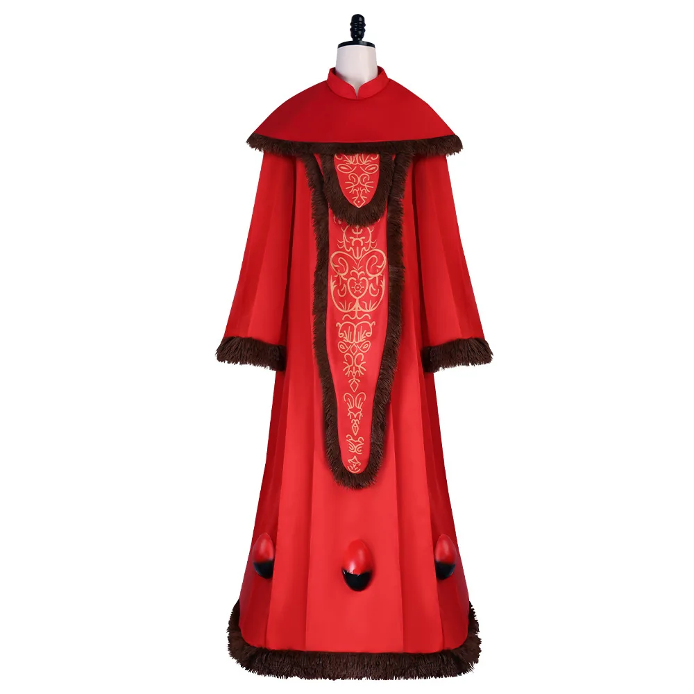 Padme Cosplay Red Long Dress Queen Outfit Fantasy Costume Adult Women Robe Cape Outfits Halloween Carnival Party Suit 
Padme Cosplay Red Long Dress Queen Outfit Fantasy Costume Adult Women Robe Cape Outfits Halloween Carnival Party Suit