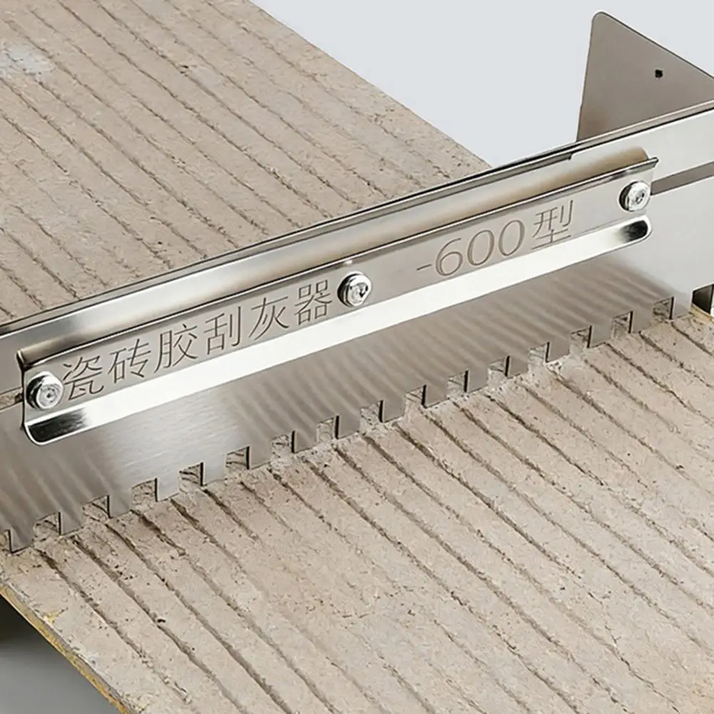 Stainless Steel Trowel Adjustable Notched Trowel Mortar Comb Heavy Duty Stainless Steel Tile Levelers Tile Flooring Sand Paving
Stainless Steel Trowel Adjustable Notched Trowel Mortar Comb Heavy Duty Stainless Steel Tile Levelers Tile Flooring Sand Paving