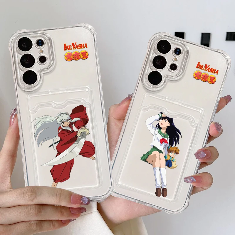 I-Inuyashas Anime Cartoon For Samsung S24 S23 S22 S21 S20 Ultra FE Plus A55 A53 5G Photo Card Bag Transparent Funda Phone Case
I-Inuyashas Anime Cartoon For Samsung S24 S23 S22 S21 S20 Ultra FE Plus A55 A53 5G Photo Card Bag Transparent Funda Phone Case