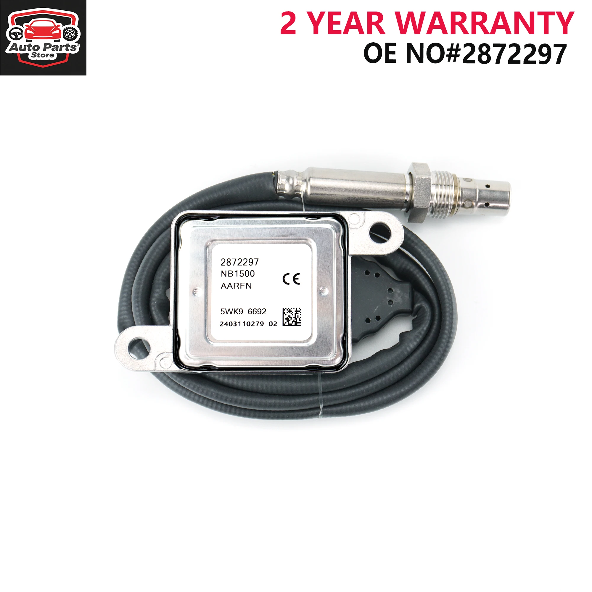 2872297 5WK96692 5WK9 6692 High Quality Nitrogen Oxide Sensor Fits For CUMMINS
2872297 5WK96692 5WK9 6692 High Quality Nitrogen Oxide Sensor Fits For CUMMINS
