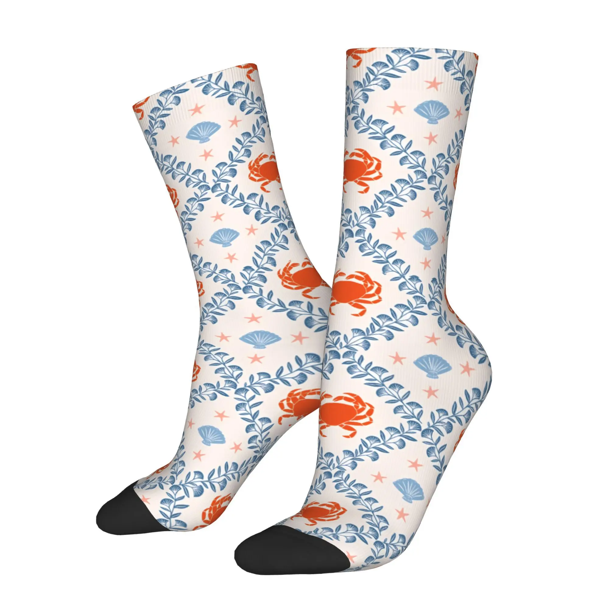 Funny Crazy Sock for Men Crabs and Scallops Vintage Quality Pattern Printed Crew Sock Seamless Gift
Funny Crazy Sock for Men Crabs and Scallops Vintage Quality Pattern Printed Crew Sock Seamless Gift
