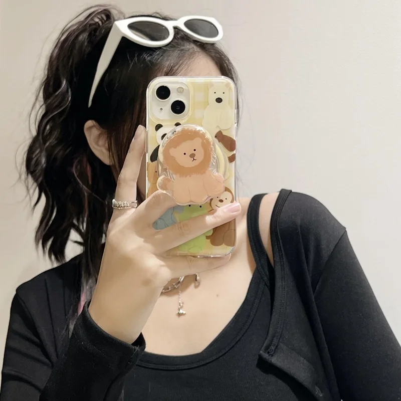 Magnetic grid animal collection phone case with holder For iPhone 11 12 13 14 15 16 pro max
Magnetic grid animal collection phone case with holder For iPhone 11 12 13 14 15 16 pro max
