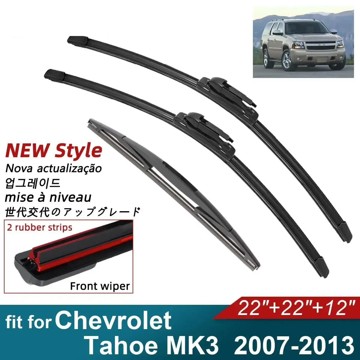 Double Rubber Car Wiper Blades for 2008-2012 Ford Escape MK2 Front Rear Windscreen Wipers Accessories 2008 2009 2010 2011 2012
Double Rubber Car Wiper Blades for 2008-2012 Ford Escape MK2 Front Rear Windscreen Wipers Accessories 2008 2009 2010 2011 2012