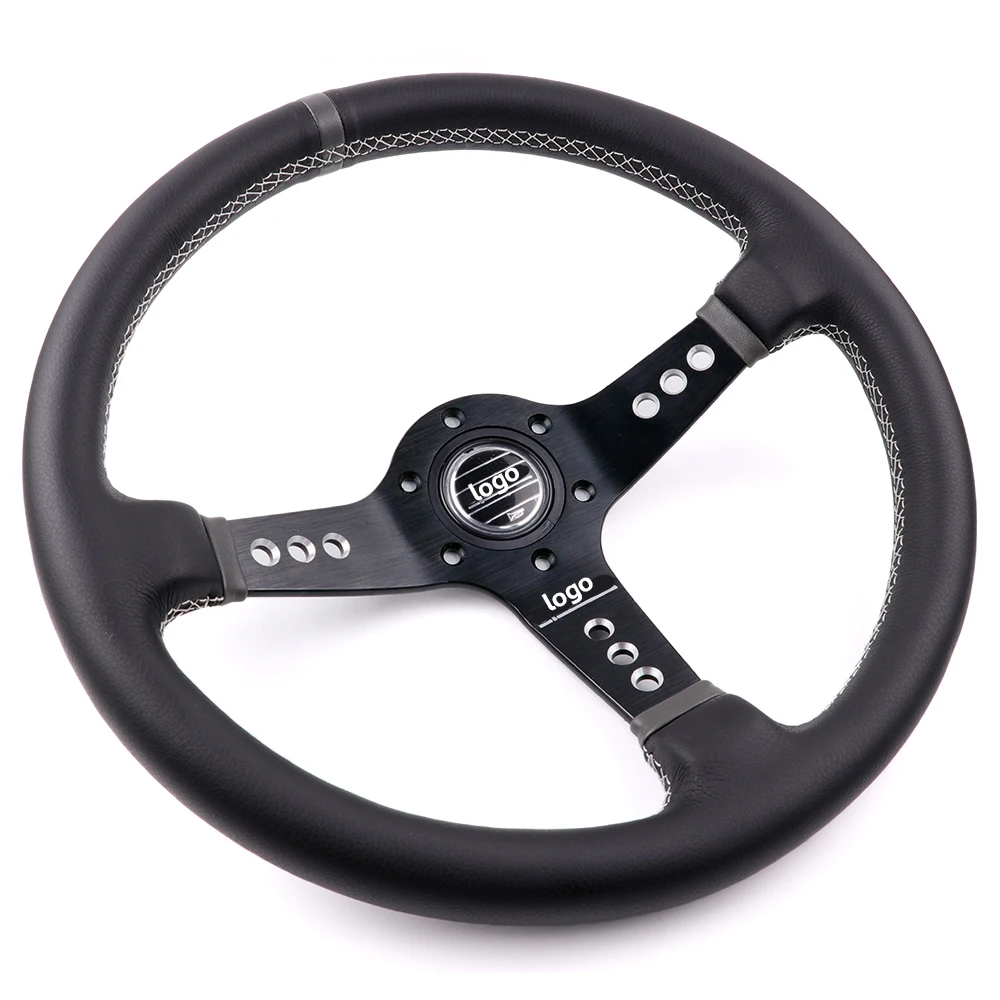 SPAR** 345mm MID-Deep Dish Drift Sport Steering Wheel for MOMO OMP NRG HKB SPARCO hubs
SPAR** 345mm MID-Deep Dish Drift Sport Steering Wheel for MOMO OMP NRG HKB SPARCO hubs