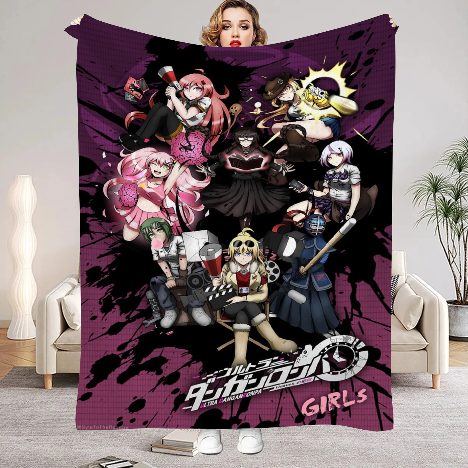 Danganronpa Blanket Classic Anime Game Soft Fuzzy Flannel Throw Blanket for Couch Bed Multi-Sized Napping Bedspread All Seasons
Danganronpa Blanket Classic Anime Game Soft Fuzzy Flannel Throw Blanket for Couch Bed Multi-Sized Napping Bedspread All Seasons