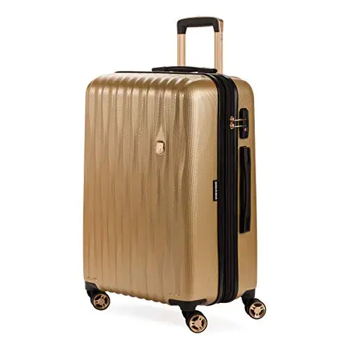 SwissGear 7272 Energie Expandable Hardside Luggage with Spinner Wheels and TSA Lock, Gold, Checked-Medium 24-Inch
SwissGear 7272 Energie Expandable Hardside Luggage with Spinner Wheels and TSA Lock, Gold, Checked-Medium 24-Inch