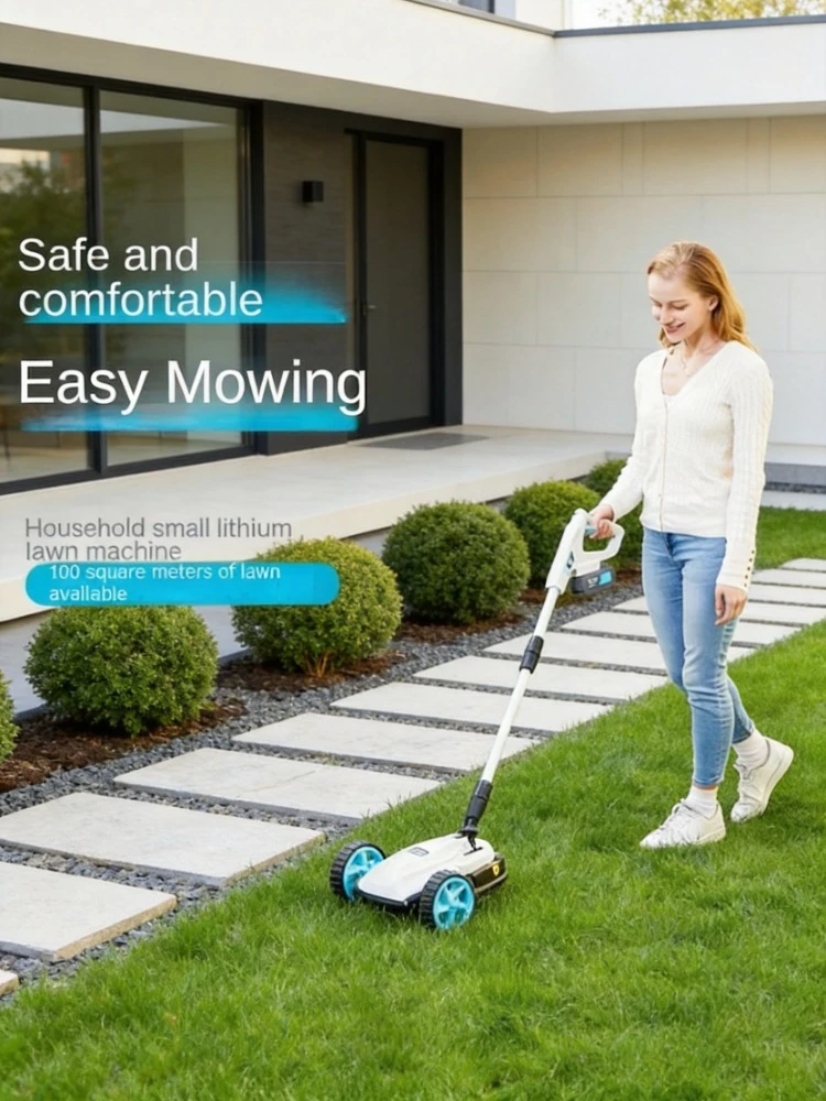 Small Household Brushless Rechargeable Lithium Battery Electric Lawn Mower, Portable Garden Grass Cutter
Small Household Brushless Rechargeable Lithium Battery Electric Lawn Mower, Portable Garden Grass Cutter
