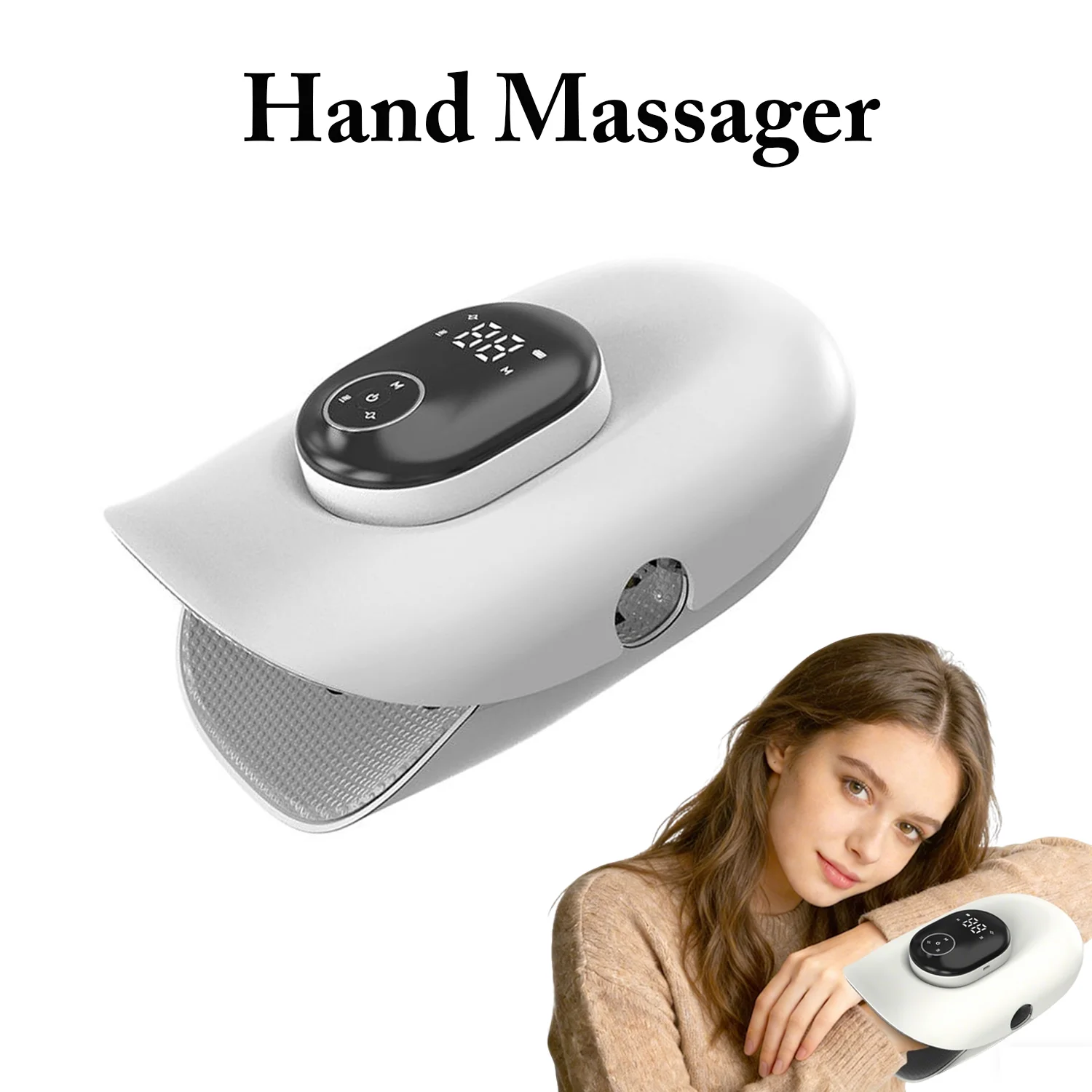 Newest Hand Massager with Airbag Compression Finger Wrist Palm Relax Device Hand Muscle Relax Gift for Men and Women Home Office
Newest Hand Massager with Airbag Compression Finger Wrist Palm Relax Device Hand Muscle Relax Gift for Men and Women Home Office