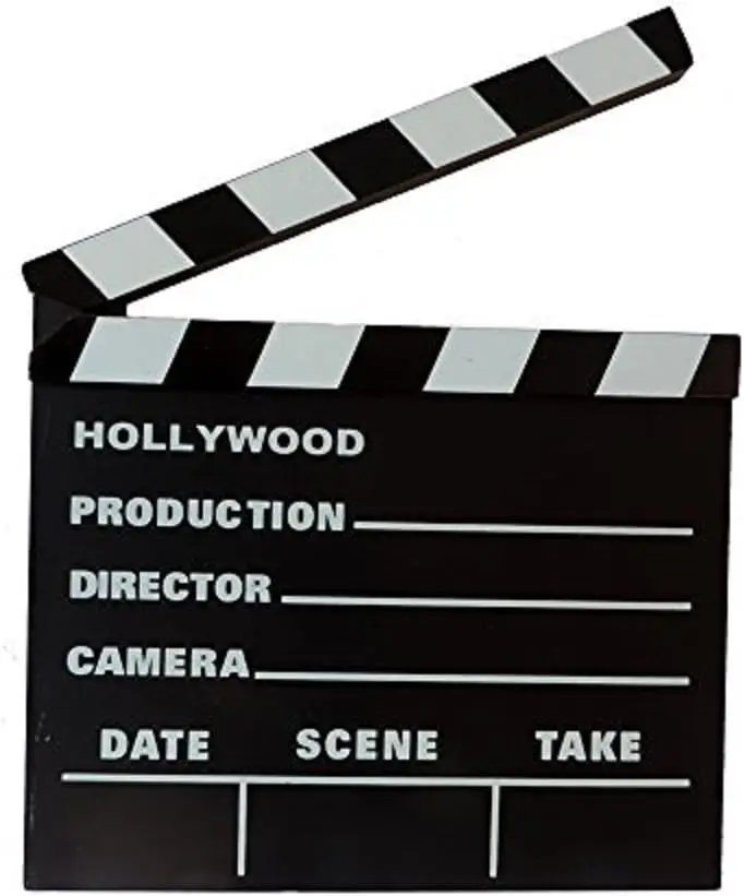 Novelty Toy Product: 7-inch X 8-inch Clapboard, One Piece Per Order.
Novelty Toy Product: 7-inch X 8-inch Clapboard, One Piece Per Order.