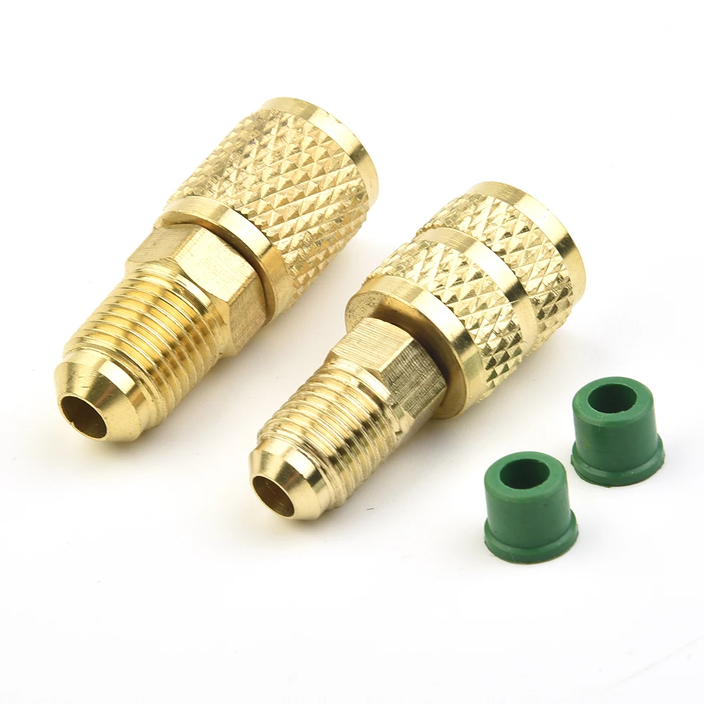 2pcs R410a Refrigeration Charging Adapter 5/16 SAE F Quick Ces:Female 5/16" SAE Male 1/4" SAE Male 5/16" SAE Female 1/4
2pcs R410a Refrigeration Charging Adapter 5/16 SAE F Quick Ces:Female 5/16" SAE Male 1/4" SAE Male 5/16" SAE Female 1/4