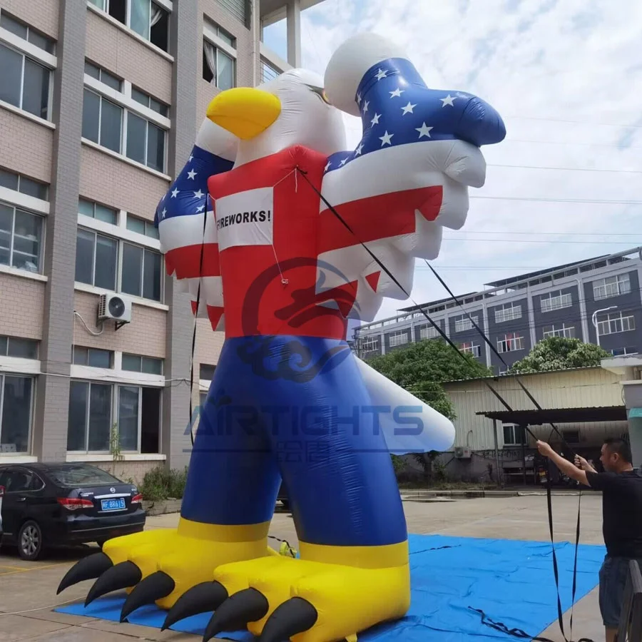 Advertising Customized 20ft High Giant Inflatable American Flag Eagle Man Balloon
Advertising Customized 20ft High Giant Inflatable American Flag Eagle Man Balloon
