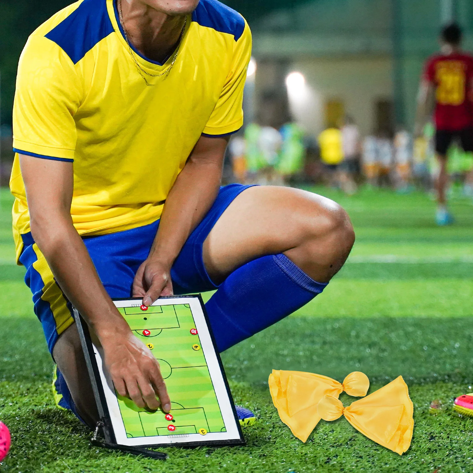 3 Yellow Penalty Flags 1 Bag Football Referee Accessories Wear Resistant Material Portable Bright Color Noticeable
3 Yellow Penalty Flags 1 Bag Football Referee Accessories Wear Resistant Material Portable Bright Color Noticeable