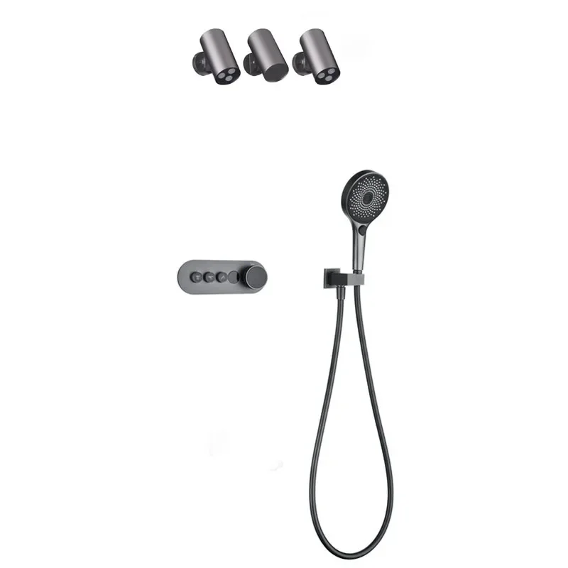 LED Digital Shower Set Hot Cold Mixer Shower System Bathroom SPA Rainfall Thermostatic Tap Bathtub Wall Mount Luxury Rain Faucet
LED Digital Shower Set Hot Cold Mixer Shower System Bathroom SPA Rainfall Thermostatic Tap Bathtub Wall Mount Luxury Rain Faucet