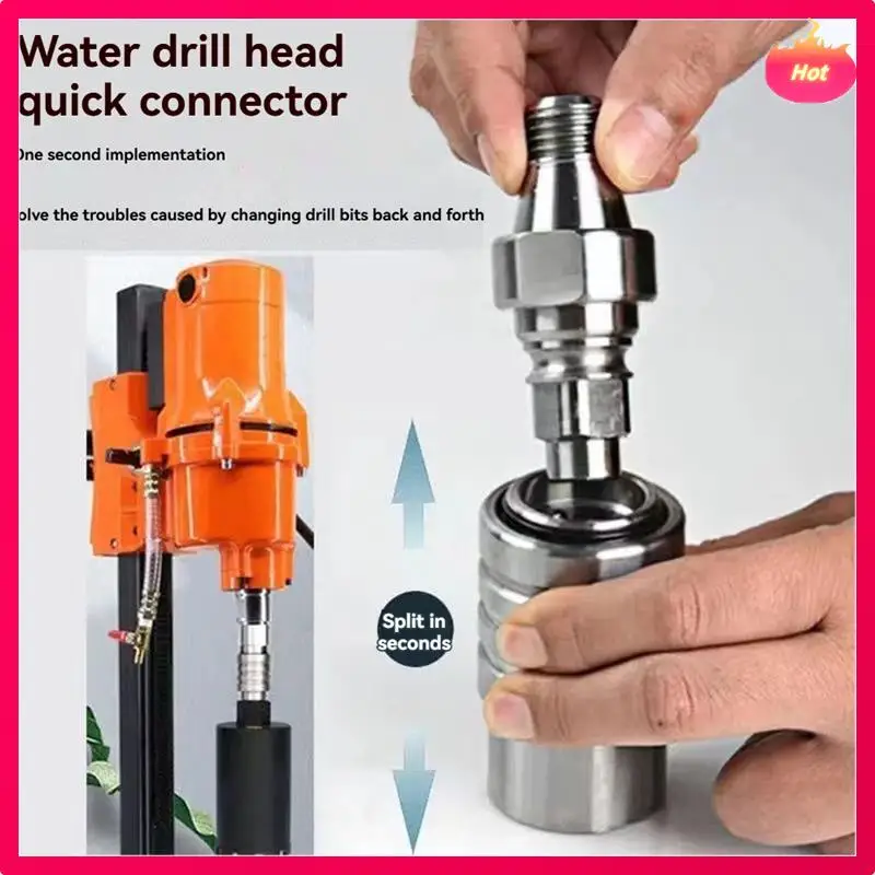 2PCS Quick Disconnect Connector For Water Drill Bit Anti Lock Quick Disassembly Assembly For Water Drill Bit
2PCS Quick Disconnect Connector For Water Drill Bit Anti Lock Quick Disassembly Assembly For Water Drill Bit