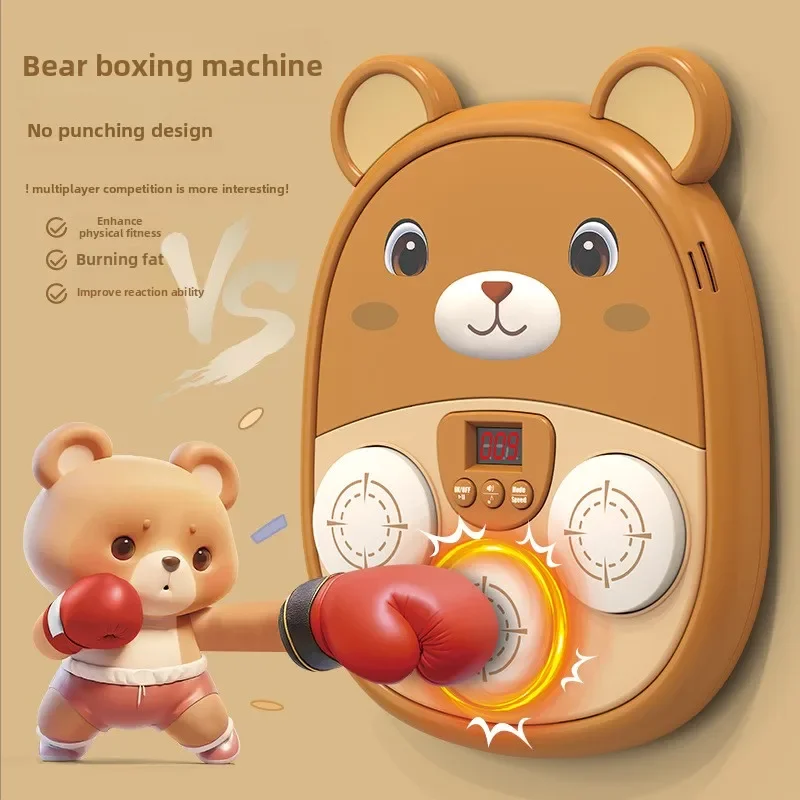 Cartoon Animal Boxing Machine Boxing Device Intelligent Music Children's Home Electronic Boxing Wall Target With Gloves For Kids
Cartoon Animal Boxing Machine Boxing Device Intelligent Music Children's Home Electronic Boxing Wall Target With Gloves For Kids