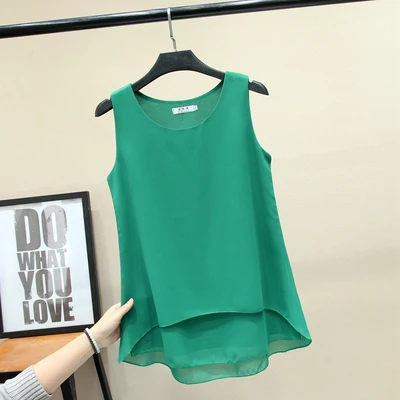 Summer Korean Sle Women's Svel Midi Tank Top Strap Vest Large Size Outerwear Chiffon irt round Ne Loose Fit
Summer Korean Sle Women's Svel Midi Tank Top Strap Vest Large Size Outerwear Chiffon irt round Ne Loose Fit