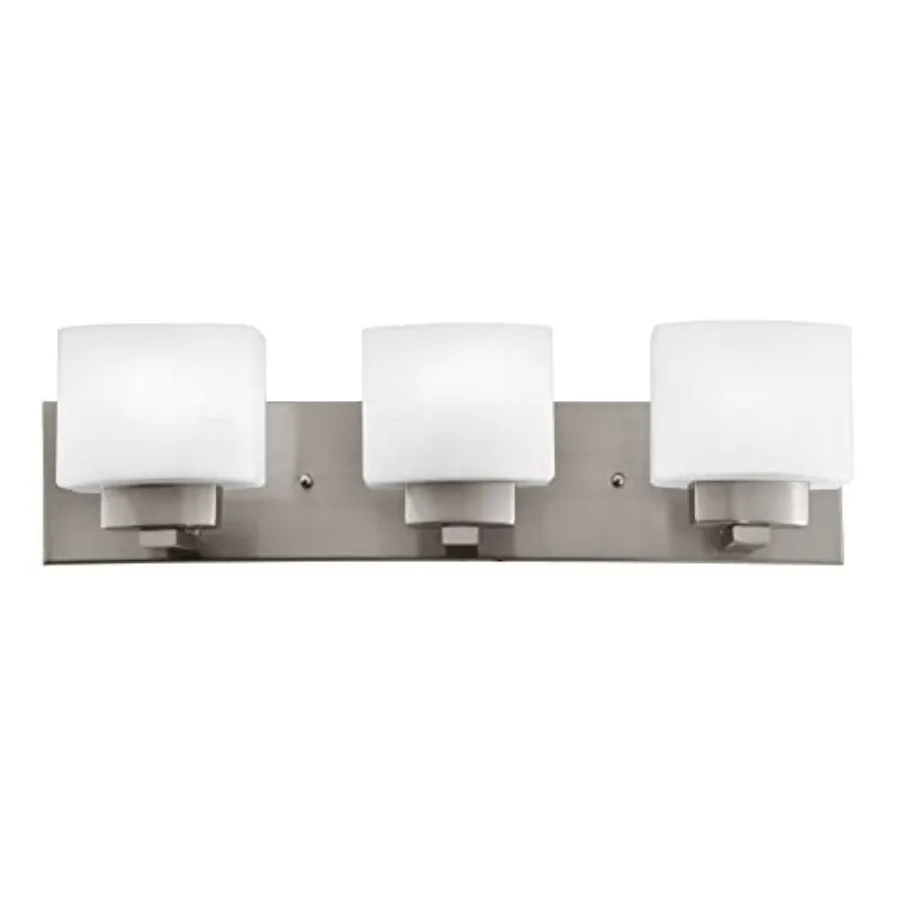 Dove Creek Vanity Light Dimmable Frosted Glass 3 Lights Bathroom Satin Nickel 24 in x 6 in x 6.5 in Item 578005
Dove Creek Vanity Light Dimmable Frosted Glass 3 Lights Bathroom Satin Nickel 24 in x 6 in x 6.5 in Item 578005
