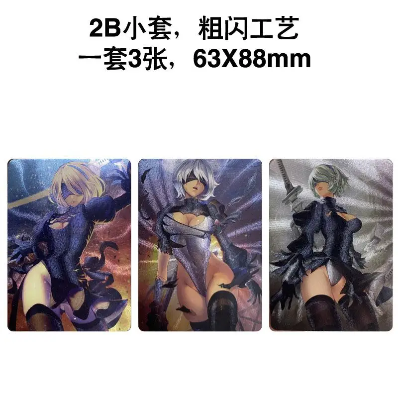 3Pcs/set NieR:Automata Diy Self Control Collect Signature Trading Flash Card Anime Cartoon Original Series Gift
3Pcs/set NieR:Automata Diy Self Control Collect Signature Trading Flash Card Anime Cartoon Original Series Gift