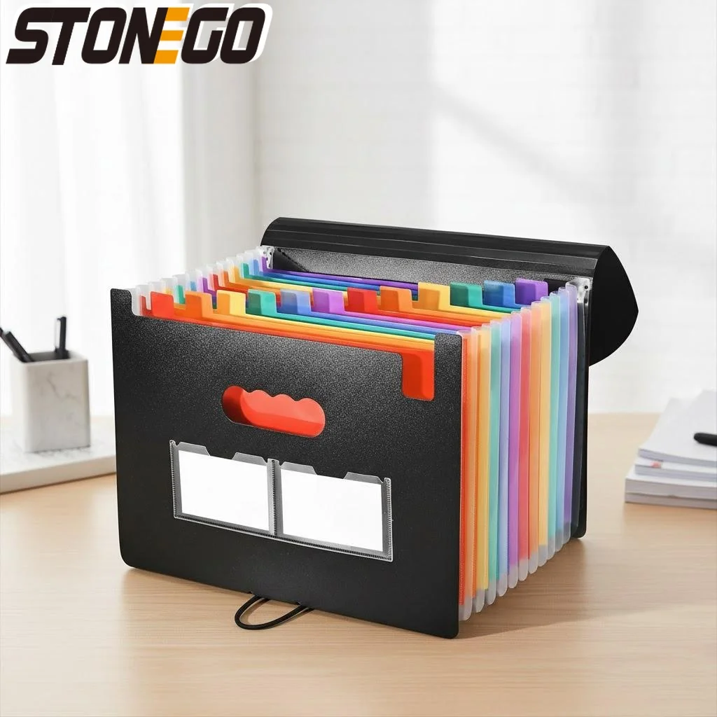 Accordion File Organizer 13/25 Grid Durable Waterproof Document Storage Folder for Office Use Three-Side Sealed Flap Design
Accordion File Organizer 13/25 Grid Durable Waterproof Document Storage Folder for Office Use Three-Side Sealed Flap Design