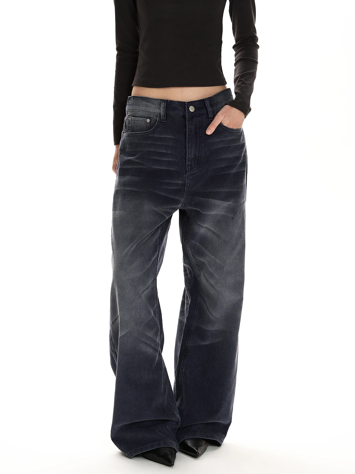 Винтажные джинсы PUEE с эффектом потертости, прямого кроя, с высокой талией, декоративной молнией и трехмерным кроем, износостойкие
Винтажные джинсы PUEE с эффектом потертости, прямого кроя, с высокой талией, декоративной молнией и трехмерным кроем, износостойкие