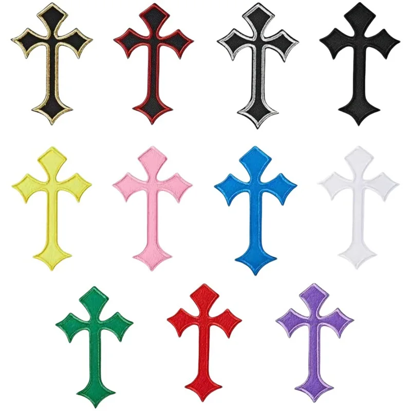 Simple Style Cross Iron-on Sewing Embroidered Badge Patch for DIY T-shirt Backpack Coat Clothing Appliques Sticker
Simple Style Cross Iron-on Sewing Embroidered Badge Patch for DIY T-shirt Backpack Coat Clothing Appliques Sticker