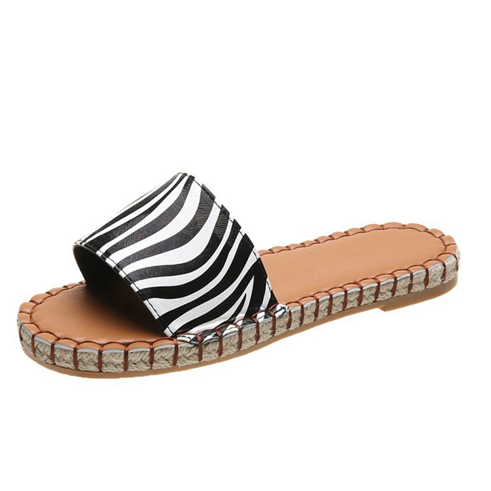 Black Womens Slippers Narrow Women's Fashion Stripe Printed Comfortable Flat Casual Sandals And Slippers New 2022 Beach Slippers
Black Womens Slippers Narrow Women's Fashion Stripe Printed Comfortable Flat Casual Sandals And Slippers New 2022 Beach Slippers