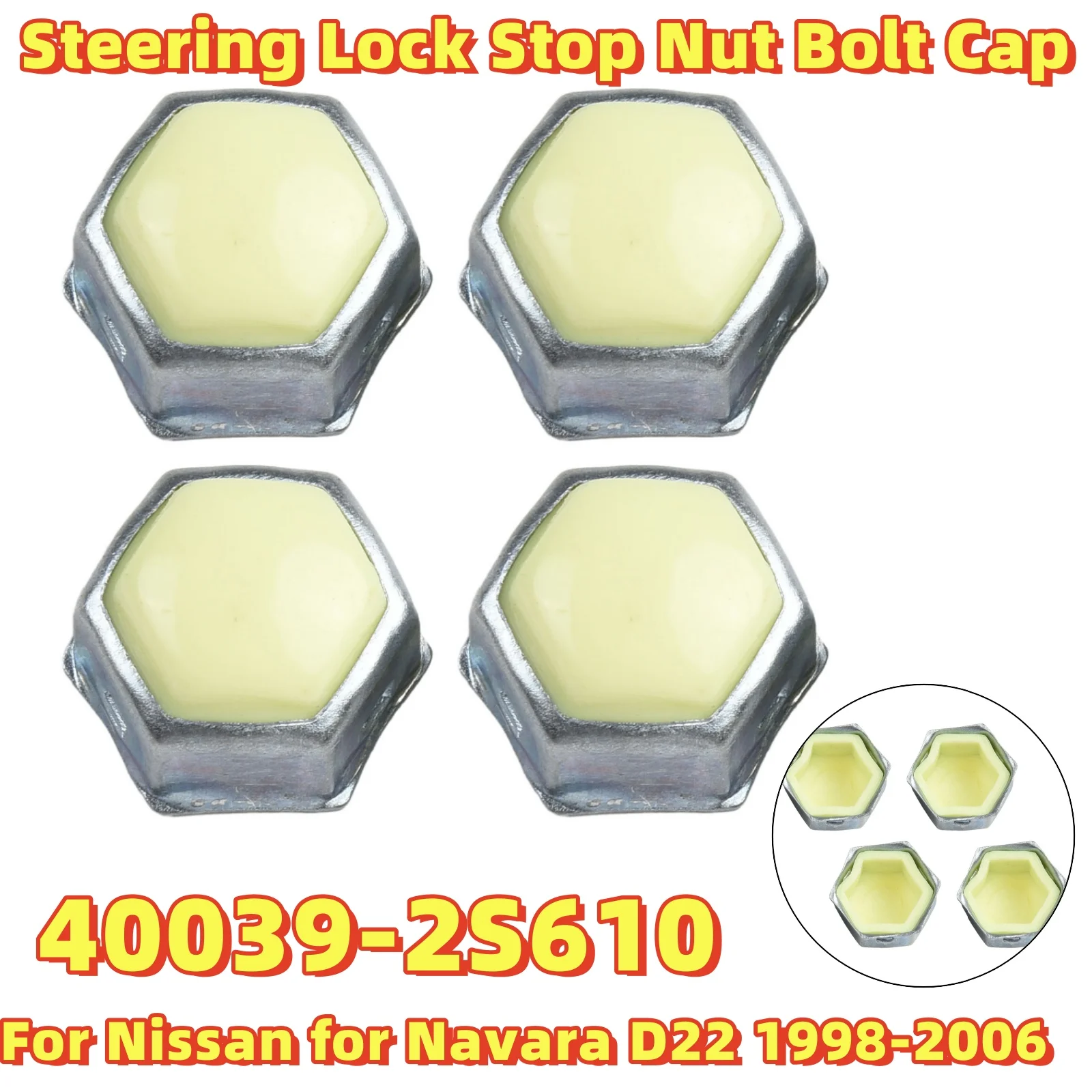 4 × стопорная гайка замка рулевого управления, колпачки, стопорный болт ограничителя рулевого управления 40039-2S610 для Nissan для Navara D22 1998-2006
4 × стопорная гайка замка рулевого управления, колпачки, стопорный болт ограничителя рулевого управления 40039-2S610 для Nissan для Navara D22 1998-2006