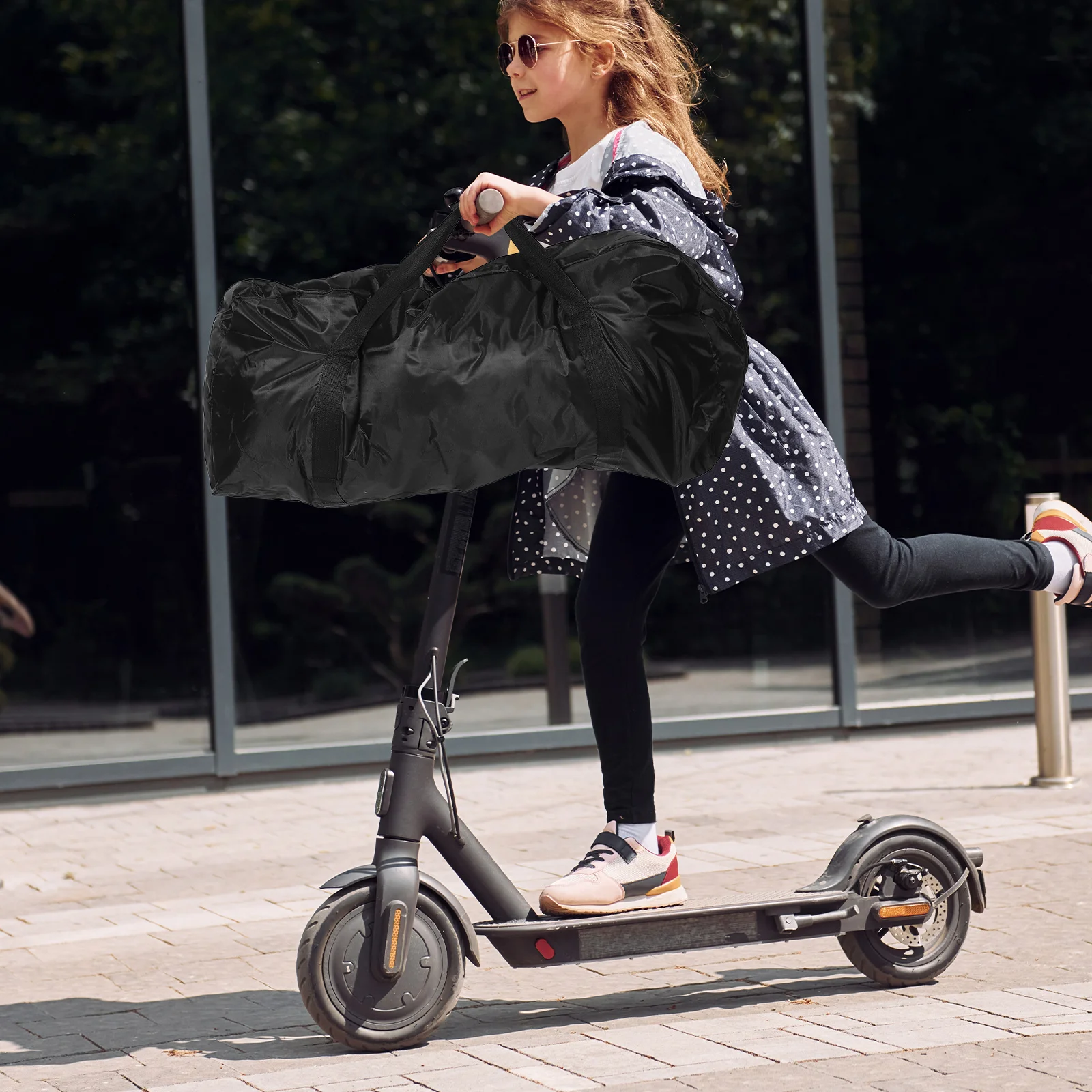 Electric Scooter Storage Bag Portable Oxford Material Thickened Scooter Carrying Handlebar Bag Folding Commuting Travel 
Electric Scooter Storage Bag Portable Oxford Material Thickened Scooter Carrying Handlebar Bag Folding Commuting Travel