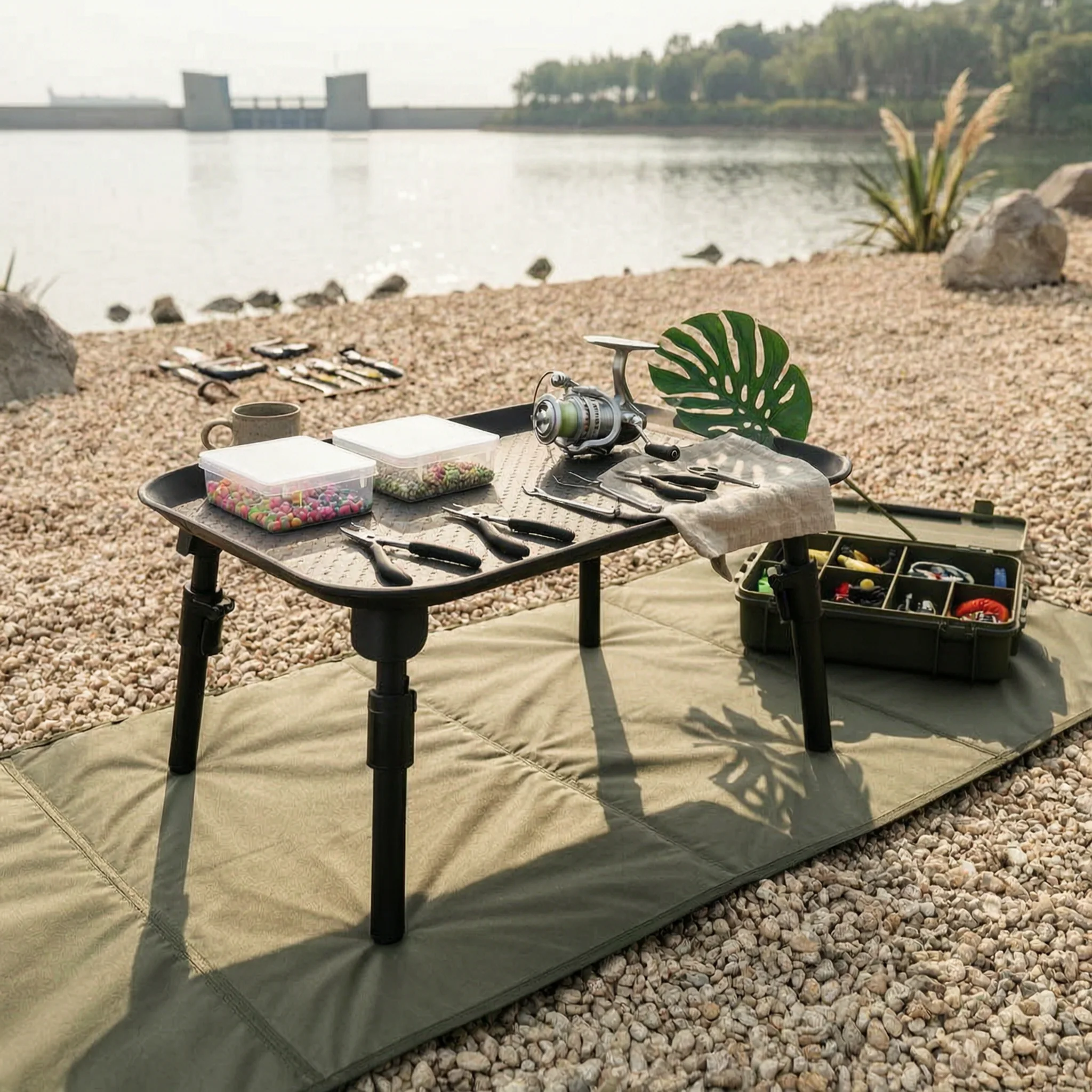 Carp Fishing Table Heavy Duty Retractable Fishing Table Plastic Tray Adjustable Height Terminal Tackle Tray Non Slip
Carp Fishing Table Heavy Duty Retractable Fishing Table Plastic Tray Adjustable Height Terminal Tackle Tray Non Slip