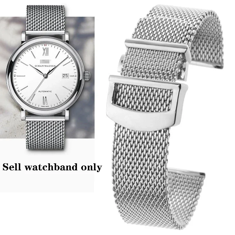 Ремешок из нержавеющей стали для наручных часов IWC серия Портофино, серебристый ремешок, 20 мм 22 мм, аксессуары для часов, Миланский Браслет
Ремешок из нержавеющей стали для наручных часов IWC серия Портофино, серебристый ремешок, 20 мм 22 мм, аксессуары для часов, Миланский Браслет