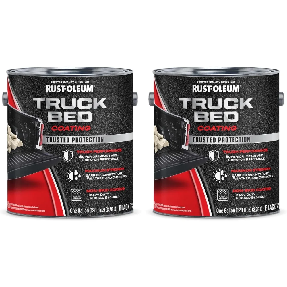 Truck Bed Liner Coating Paint Gallon Black Protective Spray Kit 2 Pack
Truck Bed Liner Coating Paint Gallon Black Protective Spray Kit 2 Pack