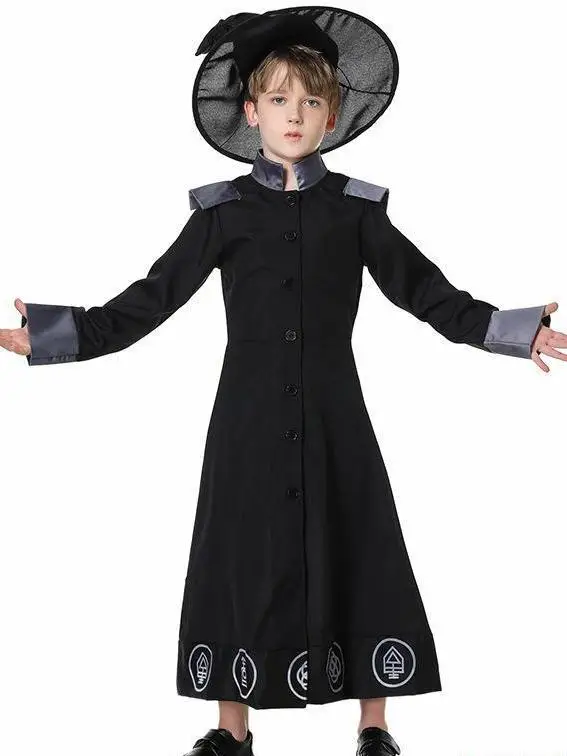 Halloween Cosplay Wizard Costume Children's Role-playing Outfit Set Standard Fit Printed Polyester Long Sleeve Citywalk Suitable
Halloween Cosplay Wizard Costume Children's Role-playing Outfit Set Standard Fit Printed Polyester Long Sleeve Citywalk Suitable