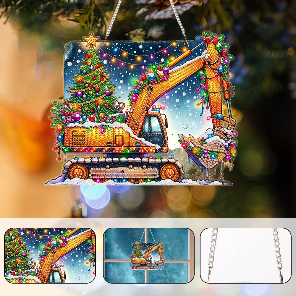 Acrylic Special Shape Christmas Animal Rhinestone Diamond Art Pendants Diamond Painting Hanging Pendant for Garden Window Decor
Acrylic Special Shape Christmas Animal Rhinestone Diamond Art Pendants Diamond Painting Hanging Pendant for Garden Window Decor