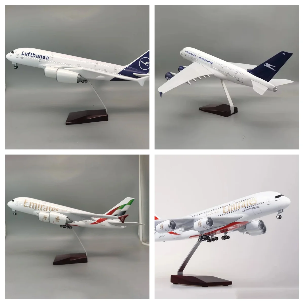 380 Series 47CM Model Airplane A380 UAE/Emirates Airline Scale Toy Aircra Model Airplane Toy Kits with Stand Airliner Model Plan
380 Series 47CM Model Airplane A380 UAE/Emirates Airline Scale Toy Aircra Model Airplane Toy Kits with Stand Airliner Model Plan
