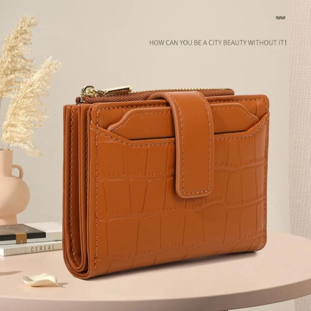 Fashion Solid Color Folding Wallet Two-fold Classic Women Short Wallet Korean Style Multiple Card PU Card Bag Shopping
Fashion Solid Color Folding Wallet Two-fold Classic Women Short Wallet Korean Style Multiple Card PU Card Bag Shopping