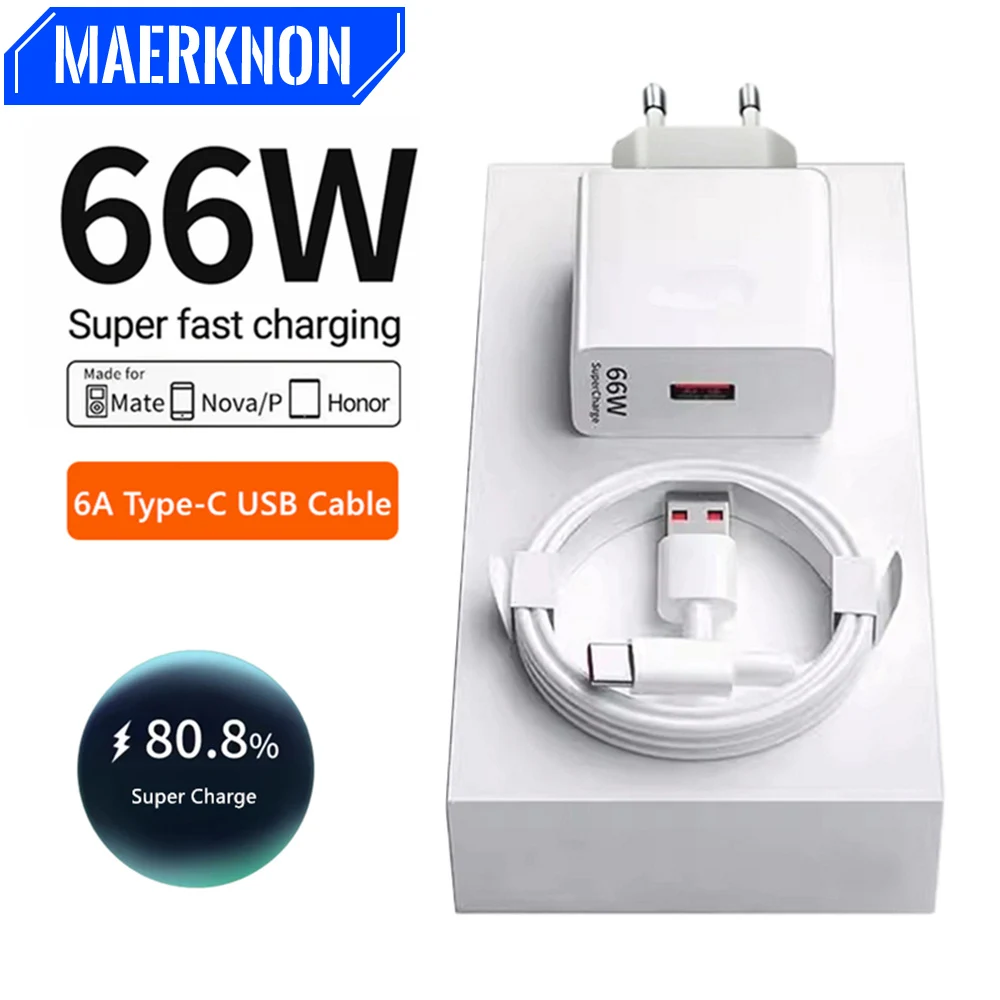 EU US plug 66W Charger Super Charge Wall Power Adapter 6A USB C Cable For Honor 200 100 Pro Magic 6 5 Pro VS2 VS3
EU US plug 66W Charger Super Charge Wall Power Adapter 6A USB C Cable For Honor 200 100 Pro Magic 6 5 Pro VS2 VS3
