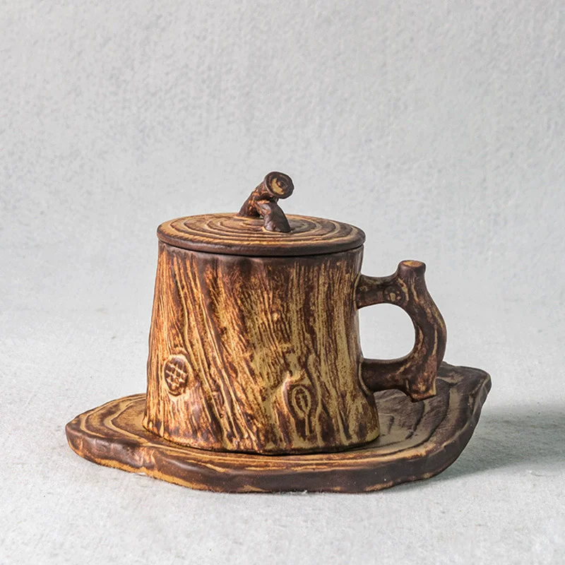 Handmade Stoneware Coffee Cup with Handle Handmade Coffee Mug Creative Retro Art Raft Cup Japanese Style
Handmade Stoneware Coffee Cup with Handle Handmade Coffee Mug Creative Retro Art Raft Cup Japanese Style