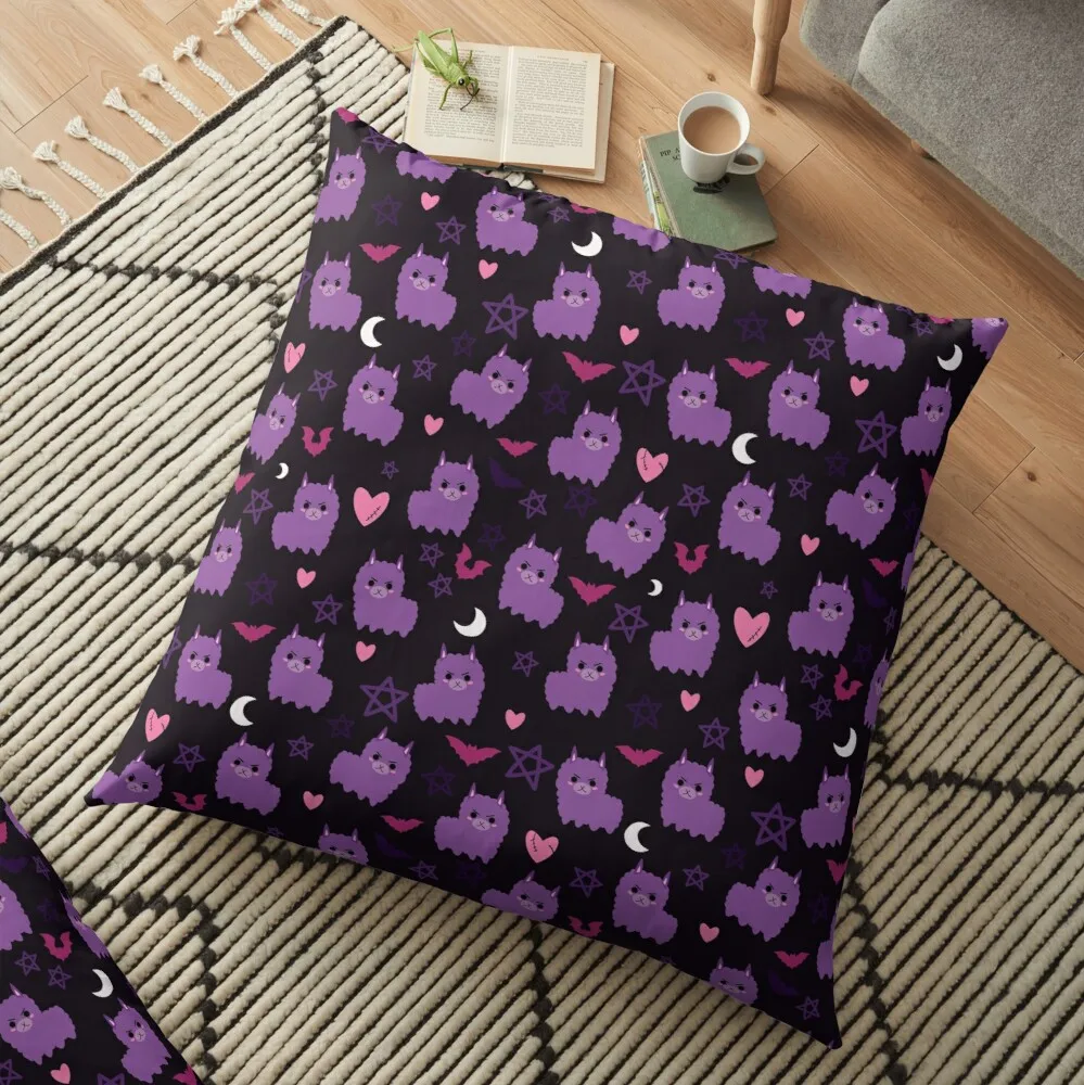 Pastel Goth Purple Llama Floor Pillow Cushions For Children Luxury Cushion Cover
Pastel Goth Purple Llama Floor Pillow Cushions For Children Luxury Cushion Cover