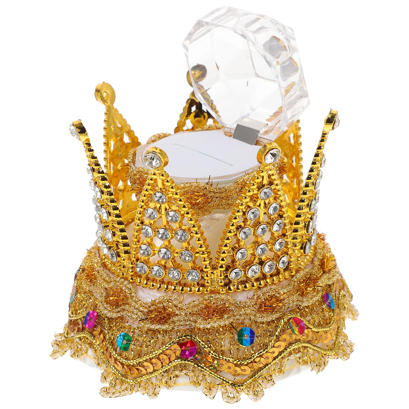 1CrownShapedRingBoxGoldenPUCrownRingBoxesForWeddingEngagementRingCaseVintageDesignWeddingJewelryBox
1CrownShapedRingBoxGoldenPUCrownRingBoxesForWeddingEngagementRingCaseVintageDesignWeddingJewelryBox