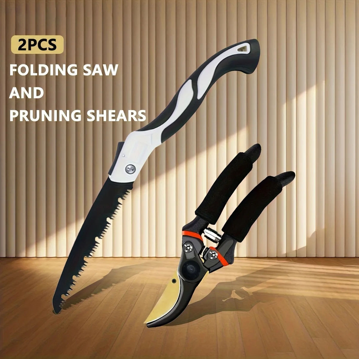 2pcs Pruning Shear Garden Tools and Folding Saw Professional Garden Scissors Professional and Durable Plant Pruning Scissors
2pcs Pruning Shear Garden Tools and Folding Saw Professional Garden Scissors Professional and Durable Plant Pruning Scissors