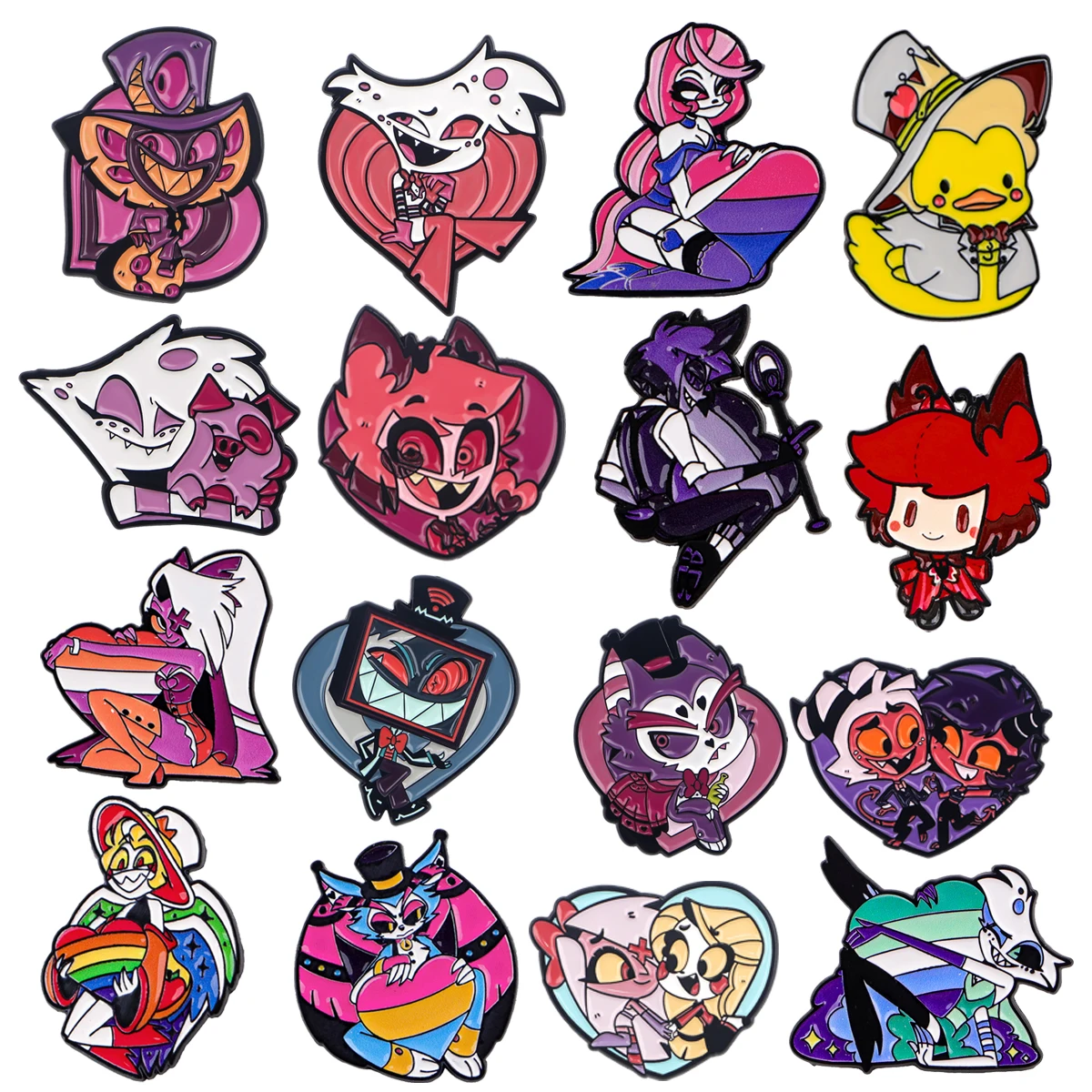 Evil Charm Girl Enamel Pin Rainbow LGBTQ Brooches for Clothes Badges on Backpack bags Collar Hat Badge Lapel Pins Jewelry Gifts
Evil Charm Girl Enamel Pin Rainbow LGBTQ Brooches for Clothes Badges on Backpack bags Collar Hat Badge Lapel Pins Jewelry Gifts