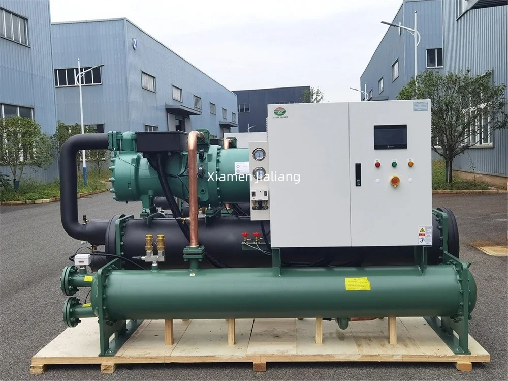 Good Quality Fresh Water Sea Industry Water Chiller Screw Water Cooled Chiller
Good Quality Fresh Water Sea Industry Water Chiller Screw Water Cooled Chiller