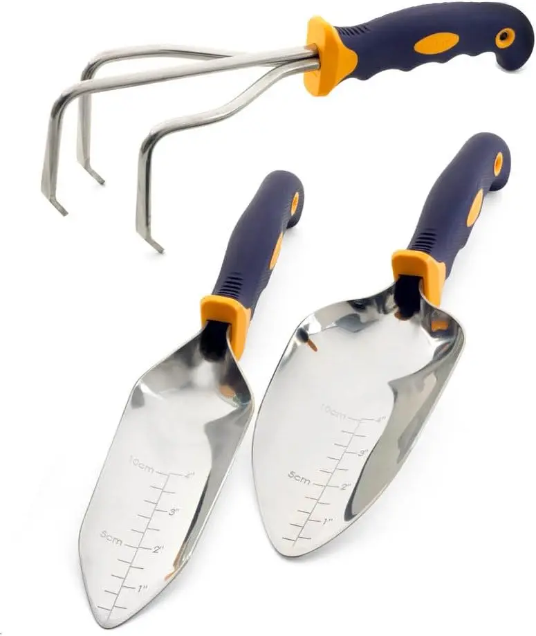 Model 323 3-Pc. Garden Tool Set - #300 Cultivator, 302 Transplanting Trowel, and 304 Garden Trowel
Model 323 3-Pc. Garden Tool Set - #300 Cultivator, 302 Transplanting Trowel, and 304 Garden Trowel